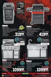 Gazetka promocyjna Metro - BBQ & Grill Spezial - Gazetka - ważna od 20.04 do 20.04.2022 - strona 10 - produkty: abdeckhaube, arbeitsplatte, Bau, Behälter, decke, Deckel, edelstahl, eis, elle, ente, gasgrill, grill, grillfläche, grillrost, Holz, holzkohle, holzkohlegrill, Kohlegrill, küche, latte, Leuchte, leuchten, LG, reis, schneidebrett, steckdose, teller, Ti, timer, wasser