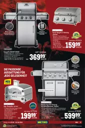 Gazetka promocyjna Metro - BBQ & Grill Spezial - Gazetka - ważna od 20.04 do 20.04.2022 - strona 11 - produkty: Bau, decke, Deckel, edelstahl, eis, elle, feuerschale, garnitur, gasgrill, grill, grillfläche, grillrost, lamm, LG, Ofen, pizza, Pizzaofen, reis, Schal, Schale, teller, thermometer, Ti, tisch