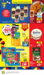 Gazetka promocyjna Lidl - Aktionsprospekt - Gazetka - ważna od 15.06 do 15.06.2024 - strona 54 - produkty: angebot, Bona, coupon, drucker, eis, elle, Engel, getränk, getränke, granini, grill, kaffee, kerze, Meister, melitta, Milbona, nestlé, nestlé schöller, papier, pute, putenbrust, rama, reis, schnitzel, Schöller, stieleis, teller, Ti, ZTE