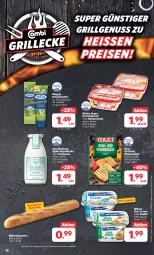 Gazetka promocyjna Combi - Prospekte - Gazetka - ważna od 27.04 do 27.04.2024 - strona 12 - produkty: baguette, Becher, butter, eis, flasche, grill, kartoffel, kartoffelsalat, Käse, kräuter, kräuterbutter, LG, meggle, milram, nuss, pfanne, pfannen, pfannenkäse, Popp, reis, salat, salatsauce, sauce, sour cream, stube, Sylter, Ti, und pfanne, zaziki, ZTE, Zum Dorfkrug