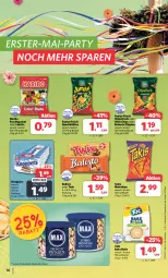 Gazetka promocyjna Combi - Prospekte - Gazetka - ważna od 27.04 do 27.04.2024 - strona 16 - produkty: balisto, beutel, chips, chipsfrisch, eis, erdnuss, flippies, frucht, fruchtgummi, funny-frisch, haribo, knoppers, Lakritz, mais, nuss, oder lakritz, oder twix, Ofen, reis, Spezi, Ti, tuc, twix, ZTE