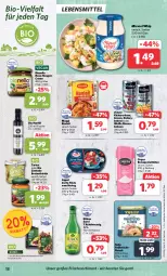 Gazetka promocyjna Combi - Prospekte - Gazetka - ważna od 27.04 do 27.04.2024 - strona 18 - produkty: aufstrich, bio, bohne, bohnen, brot, brotaufstrich, creme, eis, erbsen, essig, filet, filets, flasche, fleisch, früchte, frühstücksfleisch, hering, kichererbsen, kidney, kräuter, Kühne, lebensmittel, linsen, maggi, miracel, miracel whip, natur, Nougatcreme, nuss, oryza, ravioli, reis, reiss, ring, rwe, Spezi, Ti, Trockenfrüchte, tulip, ZTE