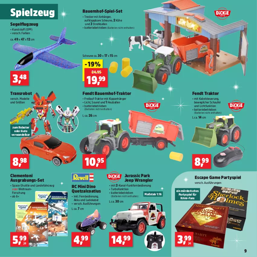 Aktueller Prospekt Thomas Philipps - von 18.11 bis 23.11.2024 - strona 9 - produkty: akku, Anhänger, auer, auto, ball, batterie, batterien, Bau, Bauer, Cap, deka, dell, elle, fernbedienung, Heu, Jura, ladekabel, Mode, spielzeug, Ti