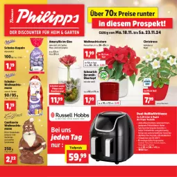 Gazetka promocyjna Thomas Philipps - Gazetka - ważna od 23.11 do 23.11.2024 - strona 1 - produkty: alpenmilch, eis, elle, fisch, fritteuse, Heißluftfritteuse, Heu, Kugel, milch, pommes, Pommes Frites, reis, schoko, schokolade, spülmaschinen, steak, Ti, tiefpreis, topf, touchscreen, übertopf, Weihnachtsstern