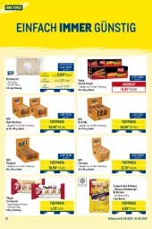 Gazetka promocyjna Metro - Monats-Mix - Gazetka - ważna od 31.08 do 31.08.2025 - strona 18 - produkty: angebot, auto, Bau, beleuchtung, beutel, bifi, bratwurst, brötchen, Cap, cin, coppenrath, creme, Croissant, eis, eiscreme, elle, erde, gin, Goldstücke, kaffee, kaffeevollautomat, korb, Metro, reis, rum, snack, Sucuk, tasse, Ti, tiefpreis, tisch, vitrine, wasser, wassertank, wurst, ZTE