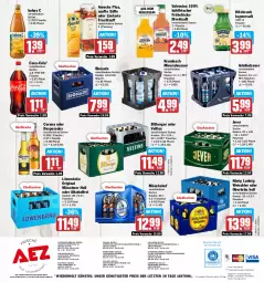 Gazetka promocyjna Aez - Prospekte - Gazetka - ważna od 18.11 do 18.11.2023 - strona 16 - produkty: adelholzener, AEZ, alkohol, Alwa, amecke, aus dem kühlregal, bier, bio, bionade, bitburger, buch, burger, coca-cola, cola, corona, desperados, direktsaft, drucker, eis, elle, Engel, ente, fisch, flasche, frucht, fruchtsaft, Germ, gin, glasflasche, Hohes C, Holz, ingwer, jever, kerze, krumbach, kühlregal, mineralwasser, mönchshof, perla, regal, reis, ring, rum, saft, säfte, teller, Ti, uhr, valensina, veltins, wasser, weissbier, ZTE