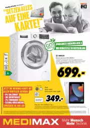 Gazetka promocyjna Medimax - MEDIMAX Prospekt KW43 2022 - Gazetka - ważna od 27.10 do 27.10.2022 - strona 1 - produkty: abholpreise, Apple, aqua, aquastop, asti, auer, auto, bio, consors finanz, dekoration, eimer, eis, elle, fanta, gefu, Germ, ipad, LG, mac, mastercard, reis, Ria, rum, sofortrabatt, spee, Spektrum, Ti, tisch, trommel, waschmaschine, ZTE