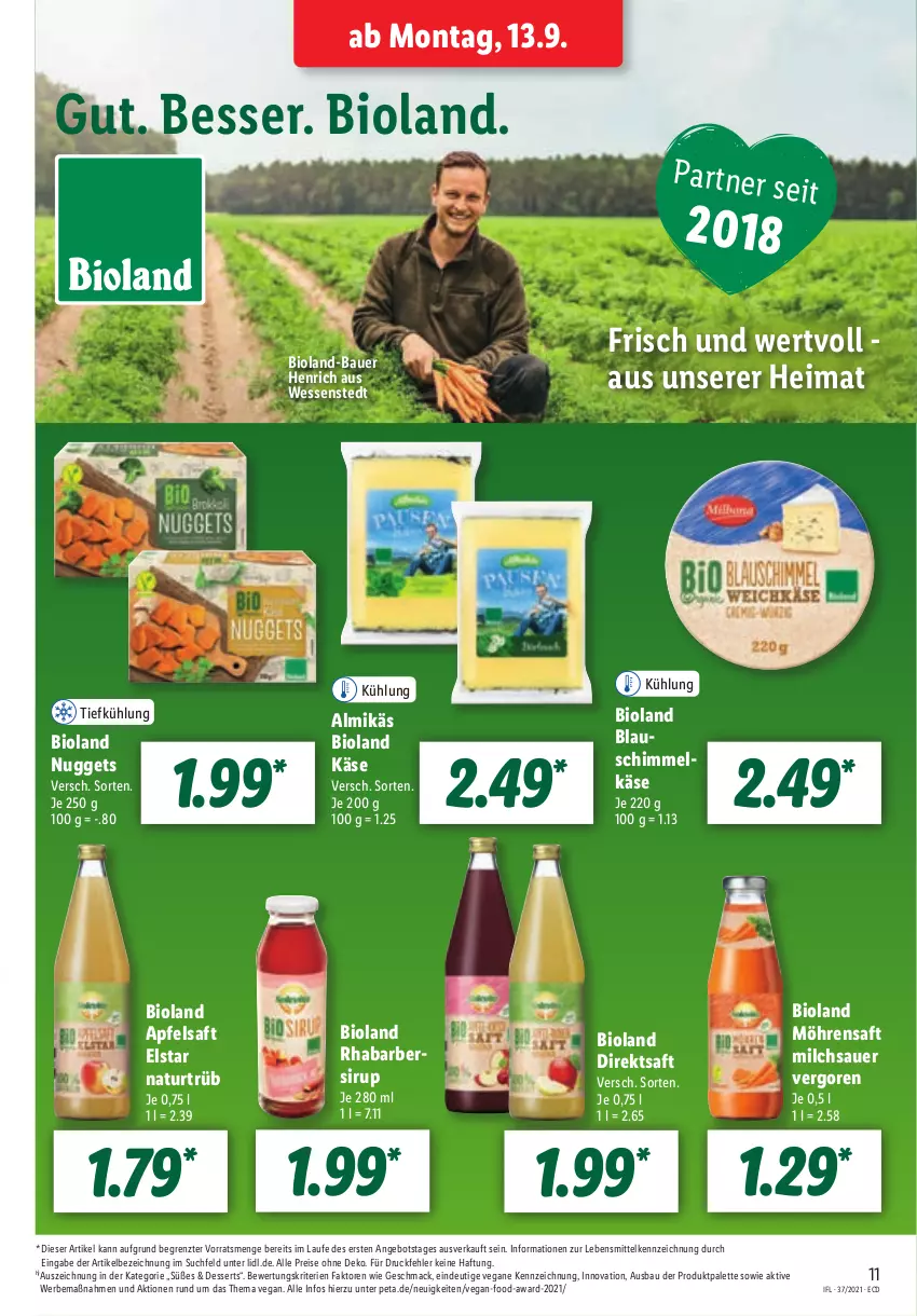 Aktueller Prospekt Lidl - Aktionsprospekt - von 13.09 bis 18.09.2021 - strona 11