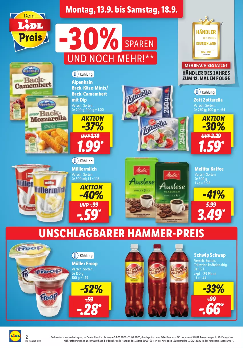 Aktueller Prospekt Lidl - Aktionsprospekt - von 13.09 bis 18.09.2021 - strona 2