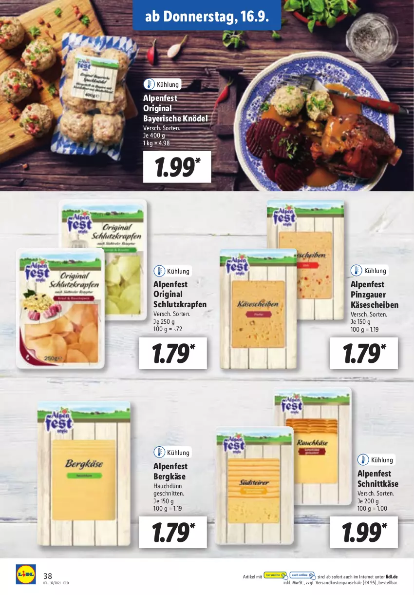 Aktueller Prospekt Lidl - Aktionsprospekt - von 13.09 bis 18.09.2021 - strona 38