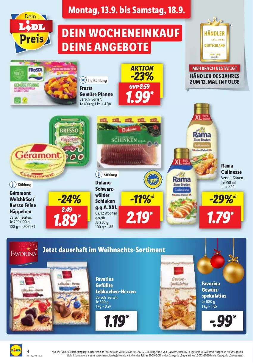 Aktueller Prospekt Lidl - Aktionsprospekt - von 13.09 bis 18.09.2021 - strona 4