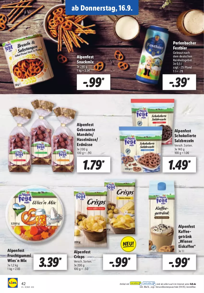 Aktueller Prospekt Lidl - Aktionsprospekt - von 13.09 bis 18.09.2021 - strona 42