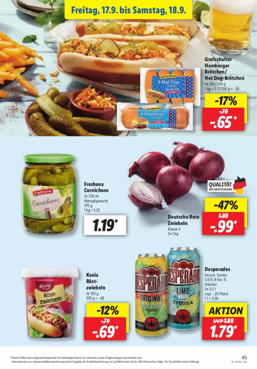 Aktueller Prospekt Lidl - Aktionsprospekt - von 13.09 bis 18.09.2021 - strona 45