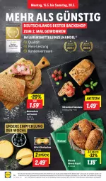Gazetka promocyjna Lidl - Aktionsprospekt - Gazetka - ważna od 20.05 do 20.05.2023 - strona 18 - produkty: bio, bioland, brot, eis, Käse, käsekuchen, kuchen, lebensmittel, LG, Meister, olive, oliven, Rauch, reis, Ti