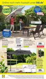 Gazetka promocyjna Lidl - Aktionsprospekt - Gazetka - ważna od 20.05 do 20.05.2023 - strona 50 - produkty: ampelschirm, angebot, angebote, auto, decke, dell, eis, elle, klappsessel, latte, LG, Mode, ndk, reis, rel, Schal, Schale, schirmständer, sessel, sonnenschutz, stuhl, telefon, Ti, Tiere, tisch, uhr, weck