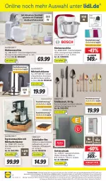 Gazetka promocyjna Lidl - Aktionsprospekt - Gazetka - ważna od 20.05 do 20.05.2023 - strona 54 - produkty: angebot, angebote, besteck, beutel, edelstahl, eis, elle, ernesto, espresso, gefrierschrank, kaffee, kaffeekapseln, küche, Küchen, küchenmaschine, LG, milch, milchaufschäumer, Mixa, ndk, reis, rel, Rührschüssel, Schal, Schale, Schrank, schubladen, schüssel, silvercrest, spülmaschinen, supergefrierfunktion, tee, Teebeutel, telefon, Ti, uhr, wasser, wassertank