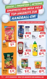 Gazetka promocyjna Combi - Prospekte - Gazetka - ważna od 27.01 do 27.01.2024 - strona 16 - produkty: angebot, angebote, ball, Becher, beutel, bockwurst, brötchen, chips, cracker, crunchips, eis, flasche, Funny Frisch, getränk, getränke, gewürz, Gewürzgurke, gewürzgurken, gurke, gurken, gurkensalat, heinz, hot dog, ketchup, Kühne, kühne senf, lorenz, lorenz crunchips, reifen, reis, röstzwiebeln, rwe, salat, senf, snack, snacks, Ti, tomato ketchup, top-angebot, wurst, ZTE, zwiebel, zwiebeln