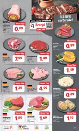 Gazetka promocyjna Combi - Prospekte - Gazetka - ważna od 27.01 do 27.01.2024 - strona 5 - produkty: braten, brokkoli, creme, eis, fleisch, gouda, hähnchenflügel, hüftsteak, kartoffel, kartoffelsalat, Käse, kräuter, kräutern, lachs, mayonnaise, natur, rezept, rind, rinder, rinderbraten, rouladen, saft, salat, schnitzel, schwein, schweine, Schweinelachs, spareribs, steak, steaks, suppe, Ti, wein, weine, Wirsing, Yo