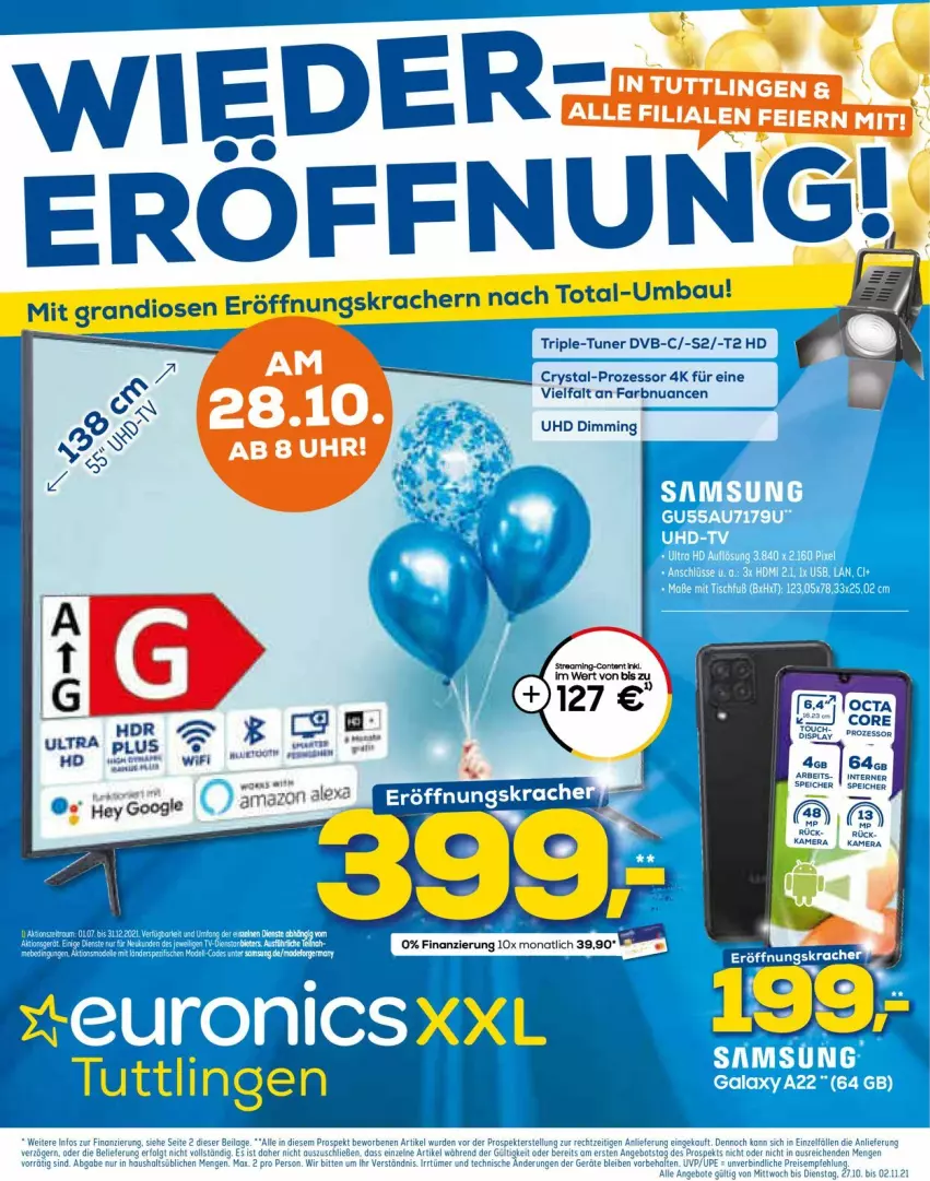 Aktueller Prospekt Euronics - Prospekte - von 27.10 bis 03.11.2021 - strona 1