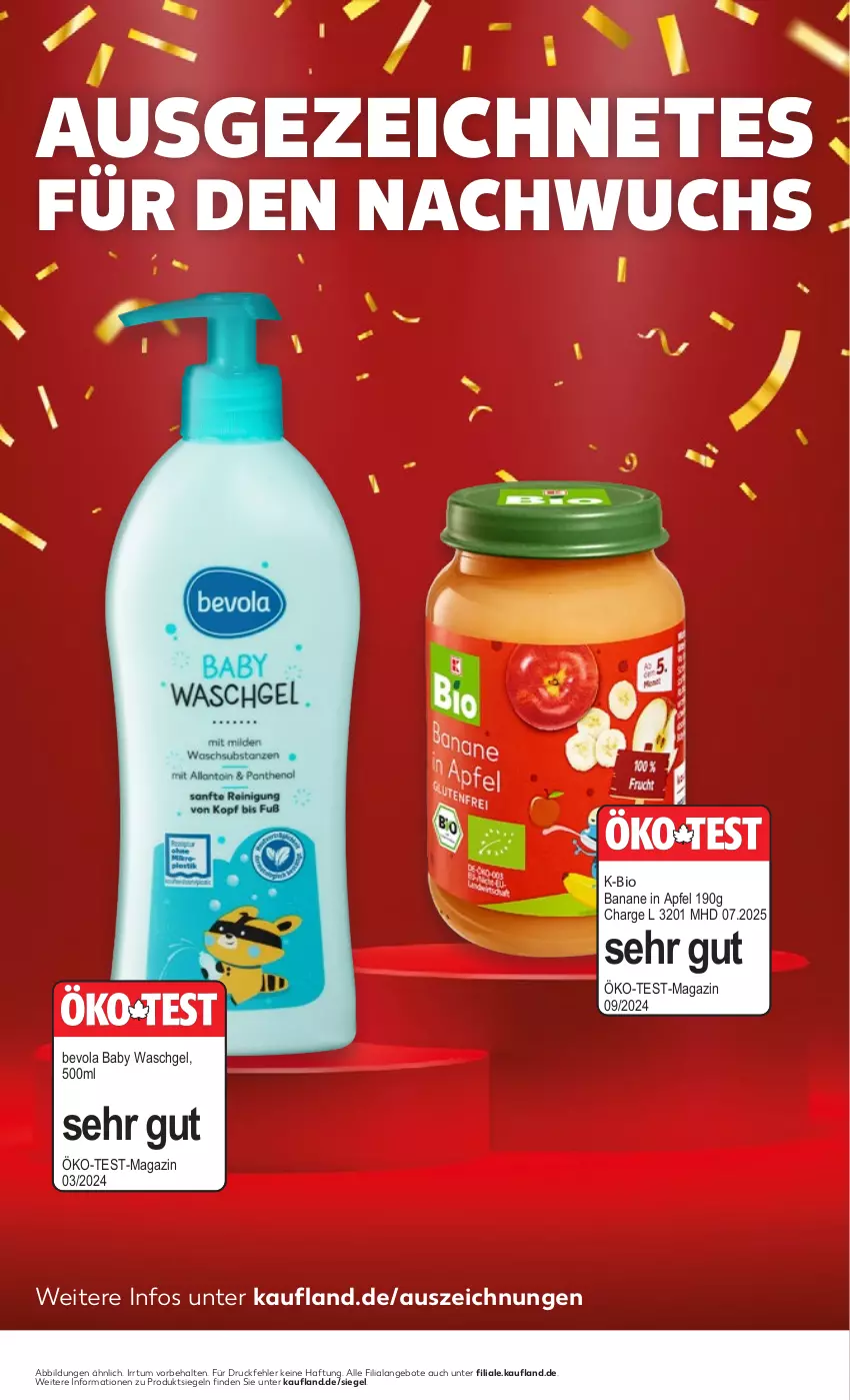 Aktueller Prospekt Kaufland - Prospekt - von 10.10 bis 16.10.2024 - strona 43 - produkty: angebot, angebote, apfel, banane, bio, magazin, Ti, waschgel