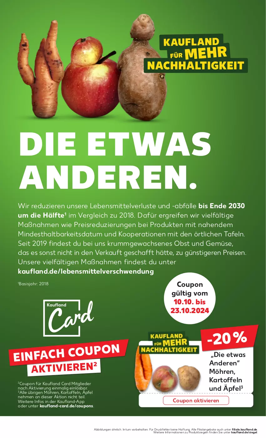 Aktueller Prospekt Kaufland - Prospekt - von 10.10 bis 16.10.2024 - strona 44 - produkty: angebot, angebote, coupon, coupons, eis, kartoffel, kartoffeln, lebensmittel, möhren, obst, Obst und Gemüse, reifen, reis, rum, Ti, und gemüse