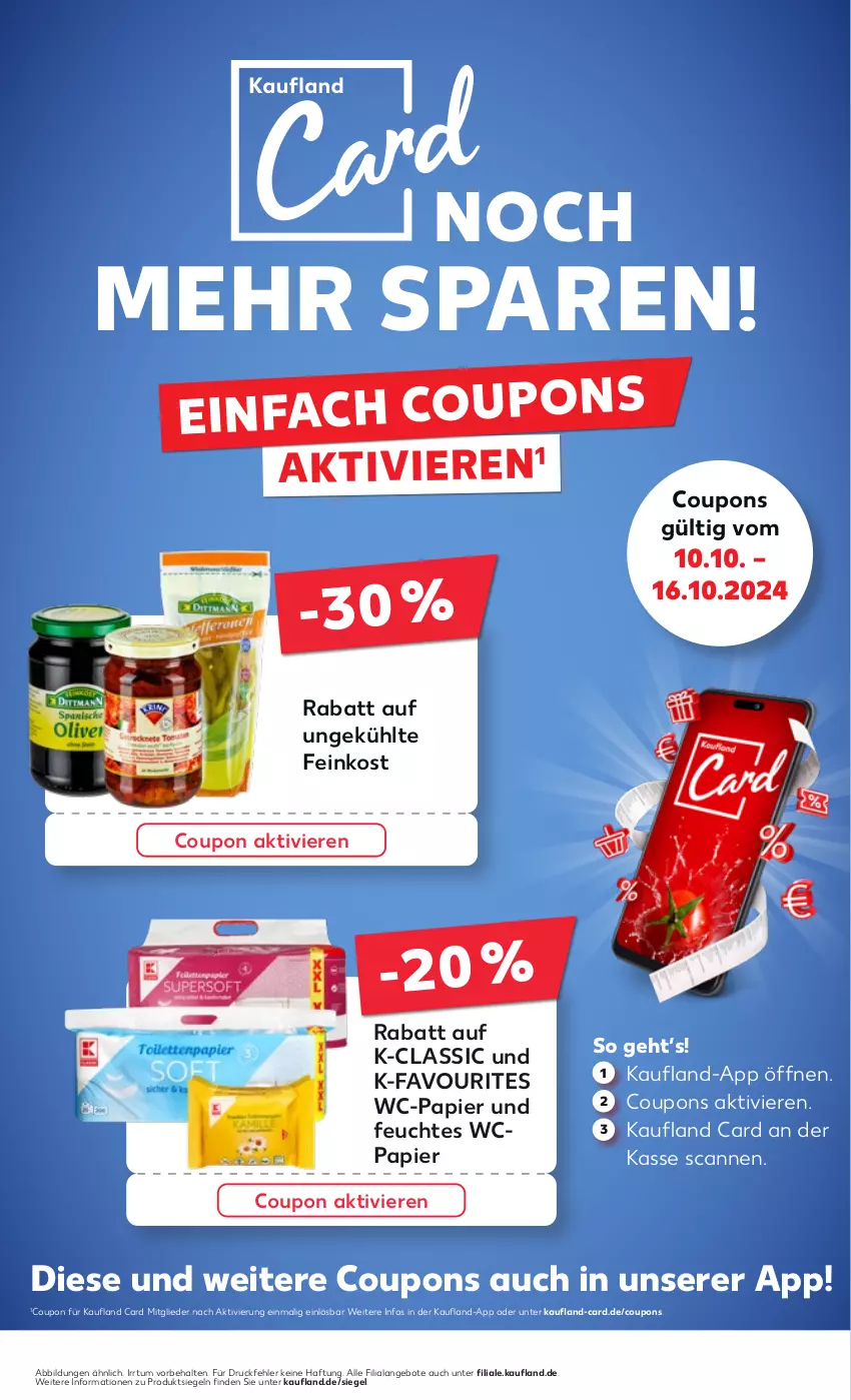 Aktueller Prospekt Kaufland - Prospekt - von 10.10 bis 16.10.2024 - strona 47 - produkty: angebot, angebote, coupon, coupons, feinkost, papier, Ti