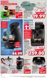 Gazetka promocyjna Kaufland - Prospekt - Gazetka - ważna od 16.10 do 16.10.2024 - strona 12 - produkty: angebot, angebote, auto, bodum, Cap, cappuccino, cin, dessert, edelstahl, eis, elle, espresso, geschirr, Gläser, kaffee, kaffeebereiter, kaffeepads, kaffeevollautomat, latte, mac, milch, milchaufschäumer, reis, rel, sandwich, Schal, schüssel, senseo, tasse, tee, teekanne, teller, Ti, tisch, wasser, wassertank, ZTE