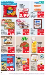 Gazetka promocyjna Kaufland - Prospekt - Gazetka - ważna od 16.10 do 16.10.2024 - strona 24 - produkty: angebot, blattspinat, blume, blumen, brot, butter, cremissimo, eis, escal, filet, Golden Longs, hafer, haselnuss, iglo, jacobs, jacobs tassimo, joghur, joghurt, kaffee, kaffee-kapseln, kaffeekapseln, knäckebrot, kölln, korn, Kornbrot, lachs, lachsfilet, langnese, langnese cremissimo, mccain, milch, monte, müsli, Nescafé, nuss, pommes, Pommes Frites, Rahmgemüse, schoko, schokolade, schokomüsli, sesam, sim, sonnenblume, sonnenblumen, Sonnenblumenkerne, sonnenblumenkernen, spinat, tasse, tassimo, Ti, tiefkühlkost, toast, Toastbrot, vita, wasa, zott, Zott Monte, ZTE, zucker