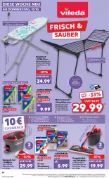 Gazetka promocyjna Kaufland - Prospekt - Gazetka - ważna od 16.10 do 16.10.2024 - strona 34 - produkty: angebot, angebote, Bau, bügel, Bügeleisen, bügeltisch, eimer, eis, Elektro, lack, mikrofaser, rama, reis, Teleskop, Ti, tisch, vileda, ZTE