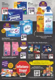 Gazetka promocyjna Edeka - Angebote der Woche - Gazetka - ważna od 16.07 do 16.07.2022 - strona 21 - produkty: angebot, beutel, deka, deutschlandcard, eis, ente, felix, flasche, katzennahrung, klumpstreu, lenor, lenor waschmittel, Pods, pril, reis, snack, snacks, stube, Tasche, taschen, taschentücher, Tempo, Ti, tücher, waschmittel, weichspüler