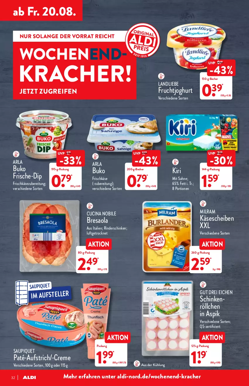 Aktueller Prospekt Aldi Nord - Aldi-Vorschau - von 16.08 bis 21.08.2021 - strona 32