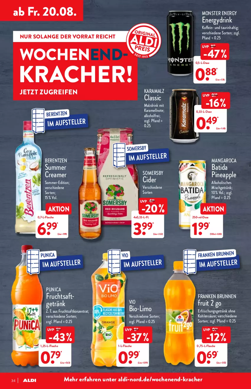 Aktueller Prospekt Aldi Nord - Aldi-Vorschau - von 16.08 bis 21.08.2021 - strona 34