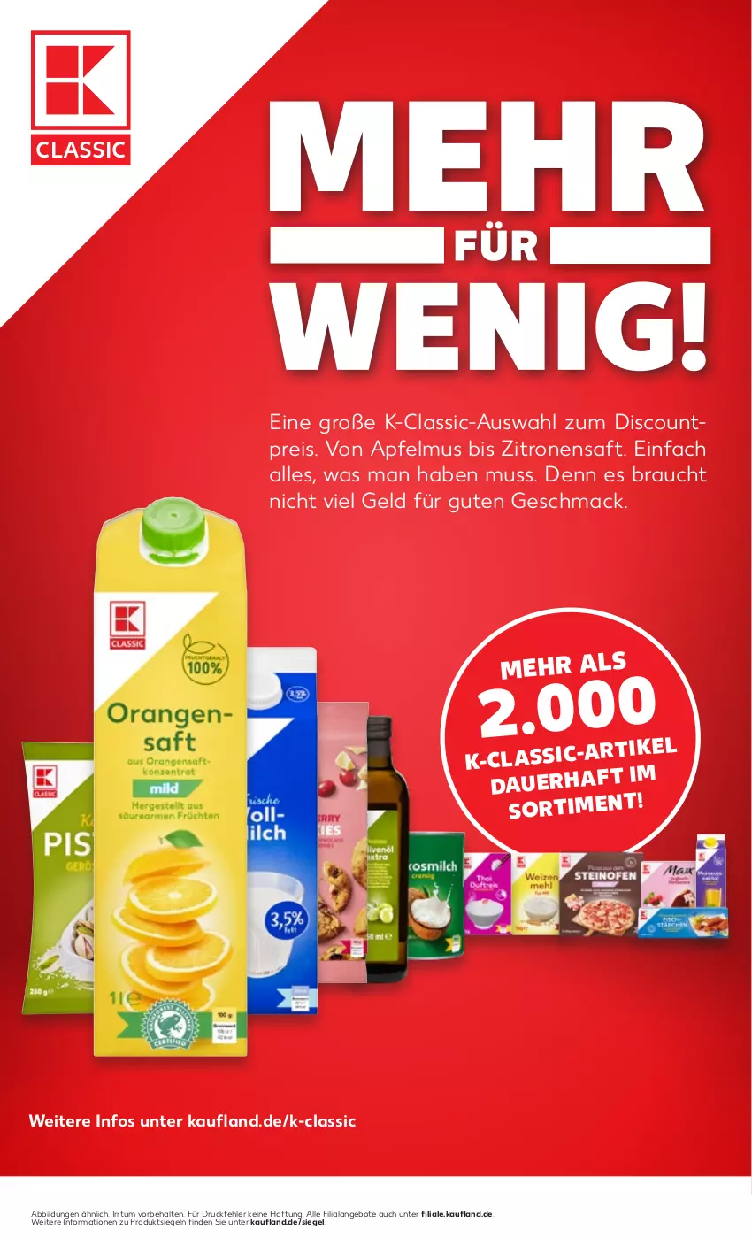 Aktueller Prospekt Kaufland - von 26.01 bis 01.02.2023 - strona 41 - produkty: angebot, angebote, apfel, apfelmus, auer, discount, eis, mac, Rauch, reis, saft, Ti, zitrone, zitronen, zitronensaft