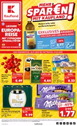 Gazetka promocyjna Kaufland - Gazetka - ważna od 01.02 do 01.02.2023 - strona 1 - produkty: angebot, angebote, Becher, bier, bitburger, blume, blumen, blumenöl, burger, eis, ente, getränk, jacobs, jacobs krönung, joghur, joghurt, joghurt mit der ecke, kaffee, milch, milka, milka schokolade, Müller, oder radler, pils, premium pils, radler, reis, Romatomaten, schoko, schokolade, sonnenblume, sonnenblumen, sonnenblumenöl, Spezi, thomy, Ti, tomate, tomaten, vita, ZTE