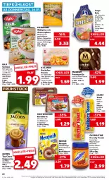 Gazetka promocyjna Kaufland - Gazetka - ważna od 01.02 do 01.02.2023 - strona 22 - produkty: angebot, aufstrich, aust, Austern, backofen, beutel, blattspinat, brot, brotaufstrich, butter, Cap, cappuccino, cin, eis, Eiweißbrot, ente, getränk, getränke, getränkepulver, iglo, jacobs, kakao, korn, krone, mac, magnum, malz, Mantel, mestemacher, milka, nesquik, nestlé, Ofen, Ofensnack, ohne palmöl, ovomaltine, Pfifferlinge, pilze, Rahmgemüse, schnitten, schoko, snack, snacks, spinat, Steinpilze, Ti, tiefkühlkost, toast, ZTE