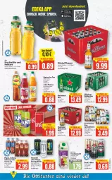 Gazetka promocyjna E Center - Angebote der Woche - Gazetka - ważna od 16.07 do 16.07.2022 - strona 12 - produkty: alkohol, bier, bio, bügel, bügelflasche, deka, direktsaft, drink, edeka bio, flasche, frucht, fruchtsaft, fruchtsäfte, fruchtsaftgetränk, getränk, getränke, heineken, ice tea, könig pilsener, krombache, krombacher, LG, lipton, lipton ice tea, monster, Nektar, Paula, paulaner, pepsi, pils, pilsener, punica, saft, säfte, Schwip Schwap, Spezi, Ti, trauben, Traubensaft