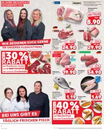 Gazetka promocyjna Kaufland - Extra-Angebote - Gazetka - ważna od 18.09 do 18.09.2024 - strona 4 - produkty: angebot, beef, braten, Dorade, dorade royal, eis, filet, fisch, fleisch, geschnetzeltes, Kalbfleisch, lachs, lack, lamm, Lammfleisch, lammlachse, mac, marinade, natur, rind, rinder, rindfleisch, roastbeef, rosmarin, Rotbarsch, rotbarschfilet, schwein, schweine, schweinenacken, senf, steak, Ti, tisch, wein, weine, Zelt, ZTE