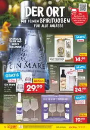 Gazetka promocyjna Netto Marken-Discount - Filial Angebote - Gazetka - ważna od 18.12 do 18.12.2021 - strona 12 - produkty: Blüte, cabernet, eis, flasche, geschenkpackung, gin, gin mare, Gläser, honig, karamell, mac, Matusalem, ndk, reis, rezept, rum, spirituosen, Ti, vanille, versandkostenfrei, vodka, wein, Weingläser