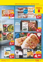 Gazetka promocyjna Netto Marken-Discount - Filial Angebote - Gazetka - ważna od 18.12 do 18.12.2021 - strona 37 - produkty: angebot, braten, broccoli, buch, discount, eis, filet, fisch, fische, Fischer, garnelen, iglo, kühlregal, regal, rustipani, Schere, schwein, spinat, Steinbeißer, Steinbeißerfilet, Ti, tisch, torte, veggie, Veggie Love, wagner, wein, Wild, Wildschwein, ZTE