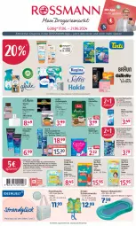 Gazetka promocyjna Rossmann - Prospekte - Gazetka - ważna od 21.06 do 21.06.2024 - strona 1 - produkty: after shave, baby-dry, bürste, carefree, coupon, coupons, eau de toilette, filterkaffee, hängematte, jacobs, kaffee, kaffeekapseln, Kinder, kraft, lenor, Liege, melitta, oral-b, pampers, Pants, precision clean, shampoo, shampoo oder spülung, sim, slip, slipeinlagen, spülung, strandtasche, Tasche, tasse, tassimo, Ti, wäscheparfüm, wasser, wc frisch, WC Frisch Kraft Aktiv, WC-Steine, Weste, windeln, windeln oder pants, zahnbürste