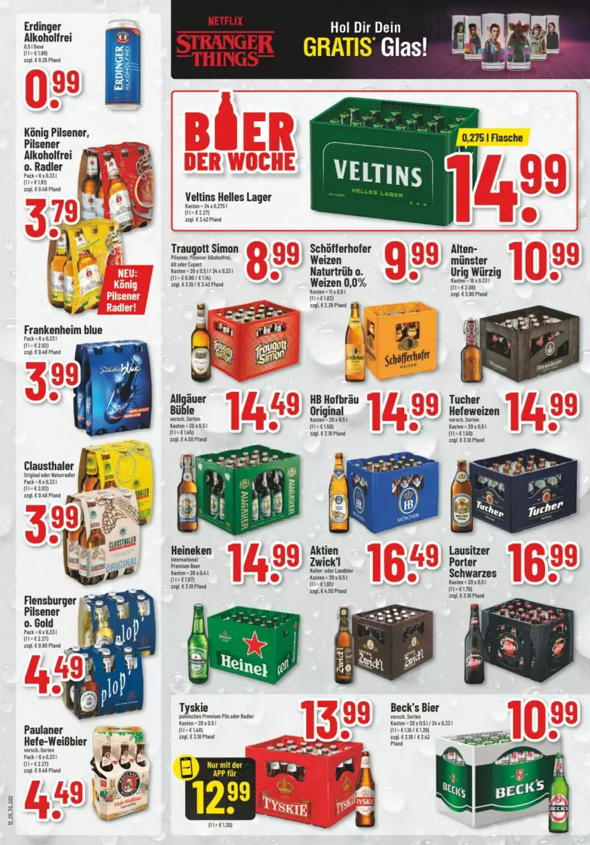 Aktueller Prospekt Trinkgut - Prospekte - von 16.03 bis 22.03.2025 - strona 2 - produkty: alkohol, bier, burger, eier, elle, erdinger, flasche, flensburger, gin, Hefe, hefeweizen, heineken, könig pilsener, LG, natur, oder radler, Paula, paulaner, pils, pilsener, radler, schöfferhofer, sim, Ti, tuc, Tucher, tyskie, veltins