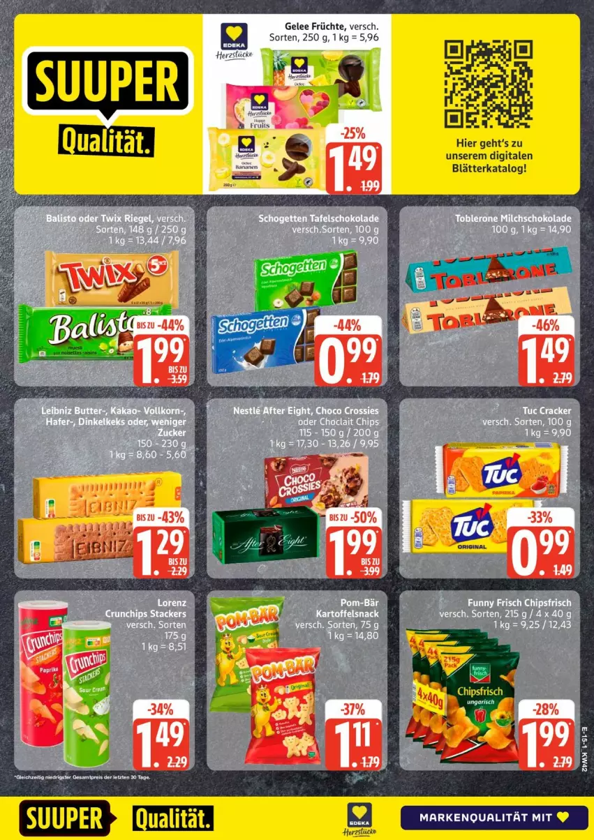 Aktueller Prospekt Edeka - Prospekte - von 12.10 bis 17.10.2026 - strona 23 - produkty: früchte, gelee