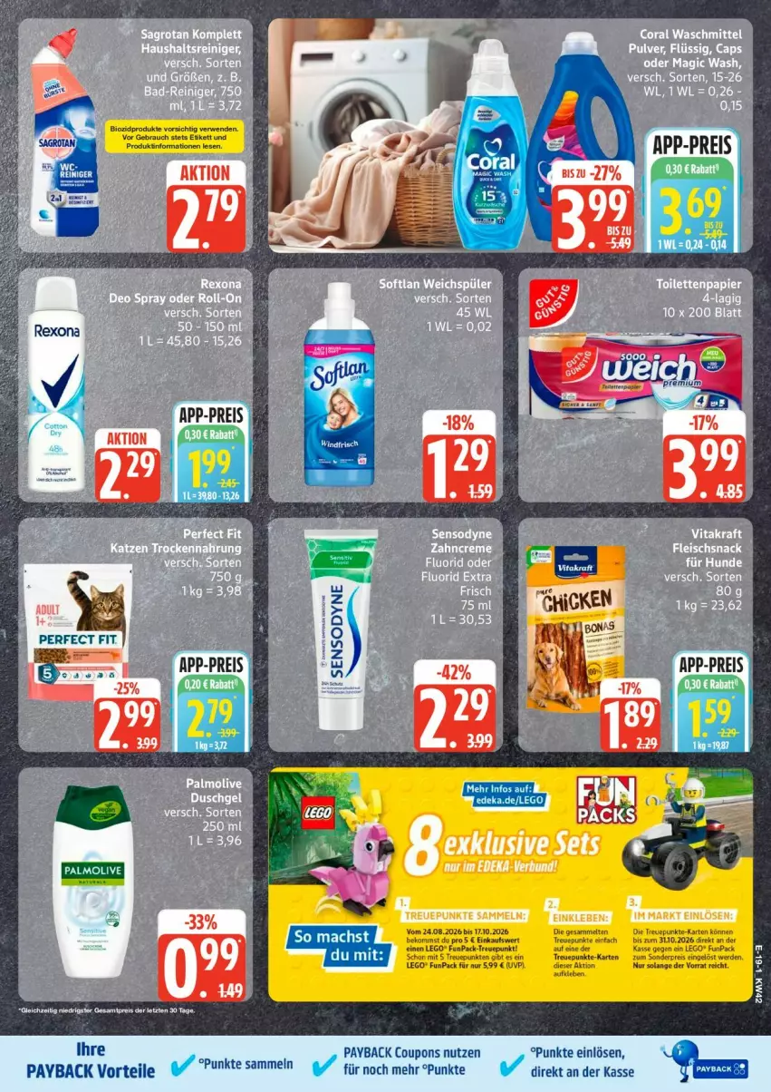 Aktueller Prospekt Edeka - Prospekte - von 12.10 bis 17.10.2026 - strona 29 - produkty: beko, coupon, coupons, eis, erde, kraft, LEGO®, payback, reis, rexona, rwe, Ti, vita, vitakraft