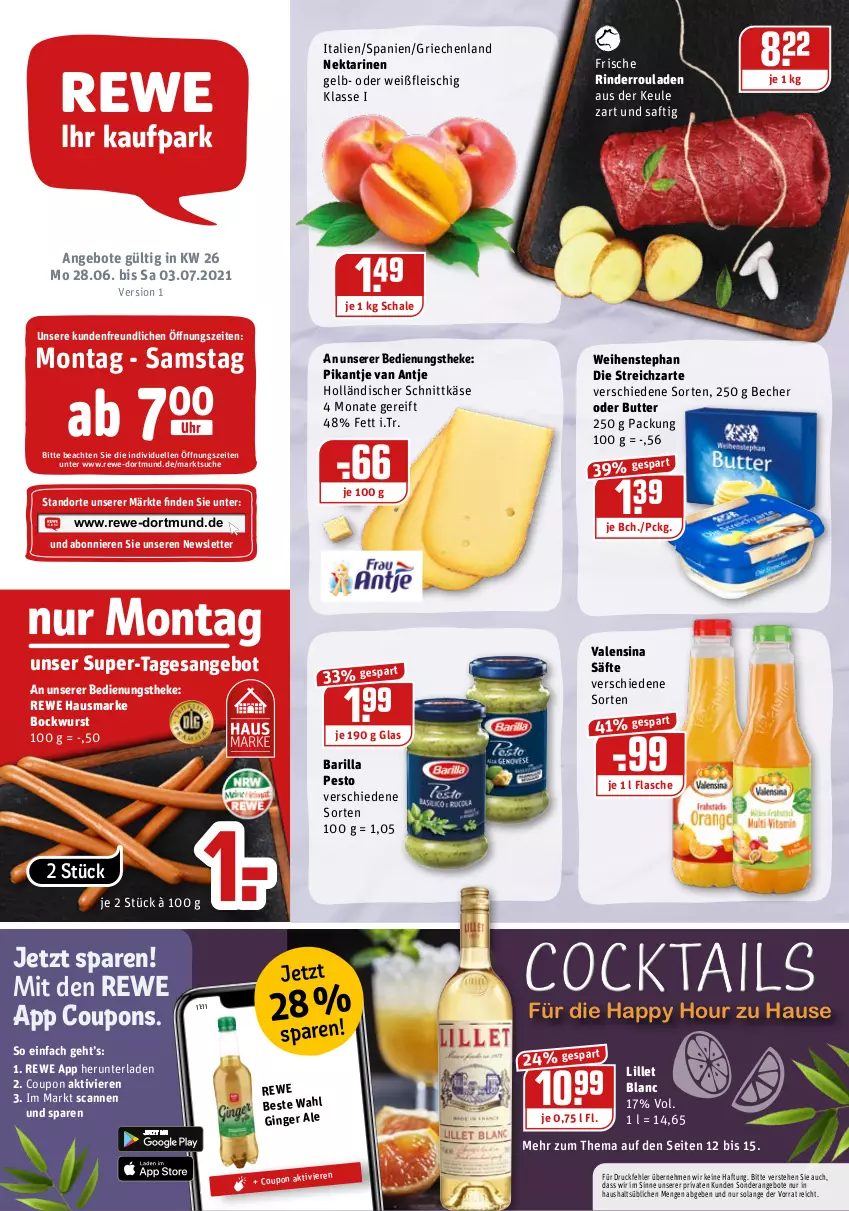 Aktueller Prospekt Rewe - REWE Ihr Kaufpark - von 28.06 bis 03.07.2021 - strona 1