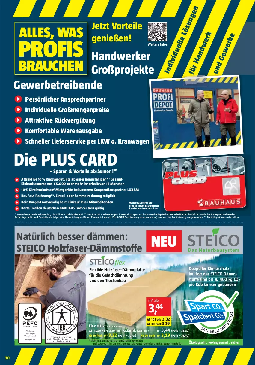 Aktueller Prospekt Bauhaus - Prospekte - von 02.03 bis 30.03.2024 - strona 30 - produkty: Bau, eis, elle, gutschein, gutscheine, Holz, HP, latte, LG, lieferservice, natur, Rauch, reis, rum, Ti, tiefpreis, tiefpreisgarantie