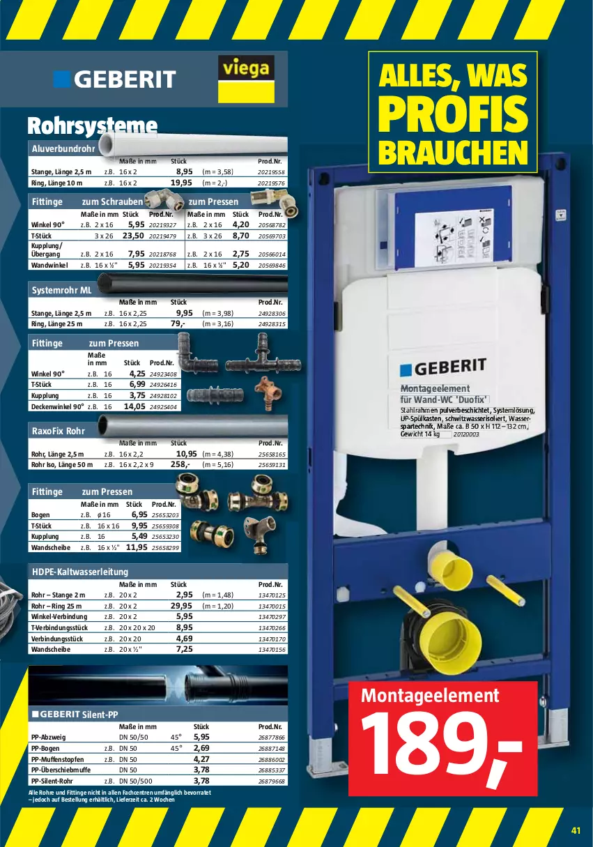 Aktueller Prospekt Bauhaus - Prospekte - von 02.03 bis 30.03.2024 - strona 41 - produkty: decke, Rauch, ring, schrauben, Ti, topf, Topfen, wasser