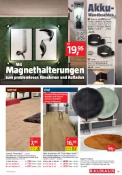 Gazetka promocyjna Bauhaus - Prospekte - Gazetka - ważna od 30.03 do 30.03.2024 - strona 29 - produkty: akku, Amber, auer, Bau, Holz, laminat, lamm, landhausdiele, Leuchte, leuchten, natur, ring, Schal, teppich, Ti, vinylboden