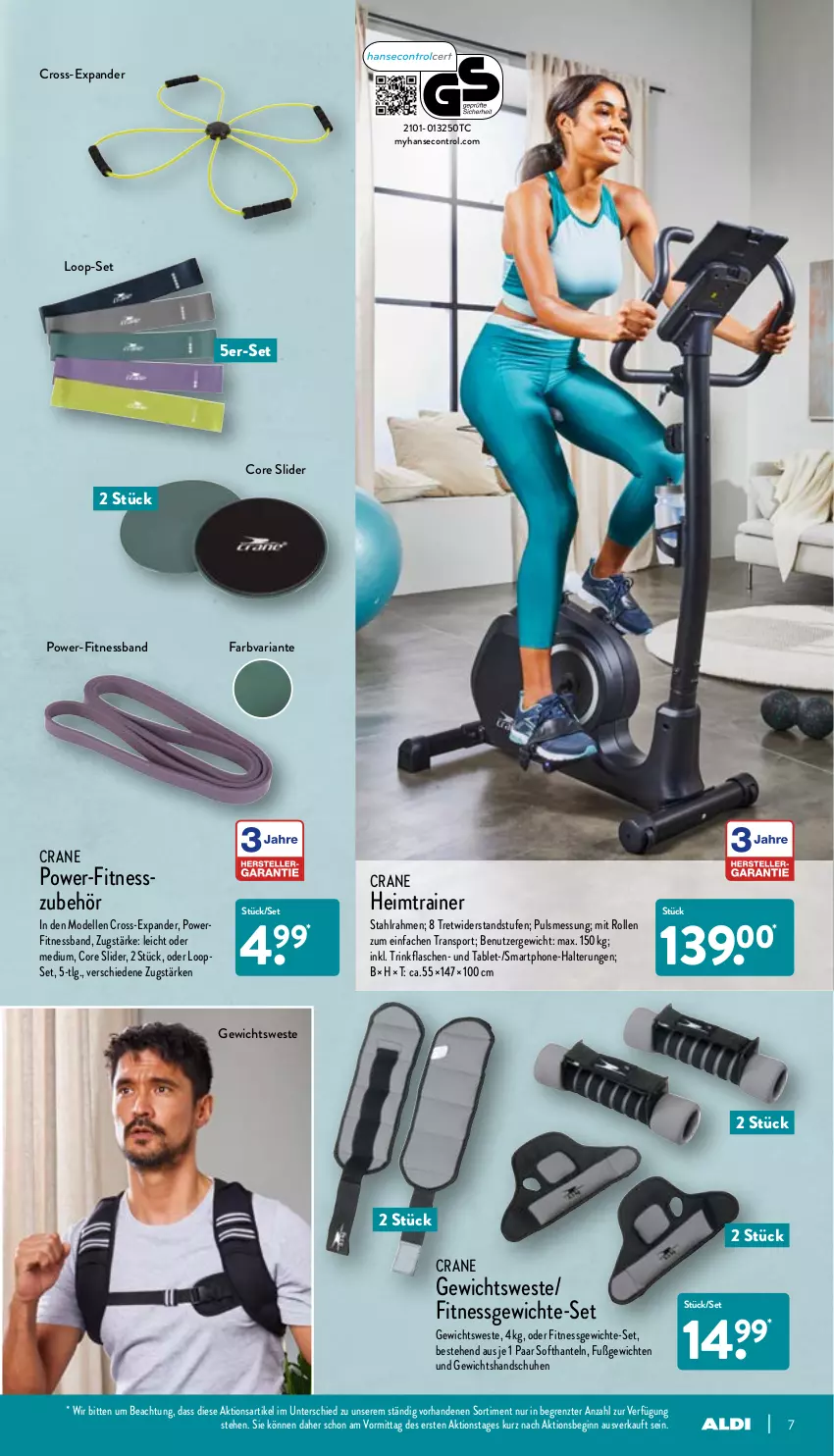 Aktueller Prospekt Aldi Nord - Aldi-Bewusst-Wie - von 03.01 bis 31.01.2022 - strona 7 - produkty: dell, elle, flasche, gin, handschuhe, Hanteln, LG, Mode, Ria, schuhe, smartphone, Sport, tablet, Ti, trinkflasche, Weste, ZTE