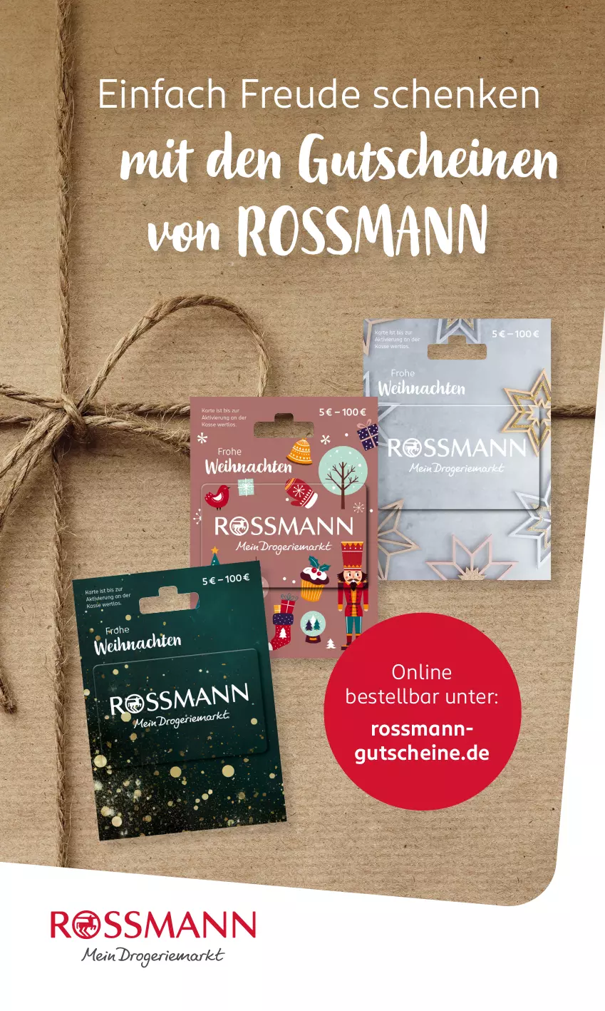 Aktueller Prospekt Rossmann - Prospekte - von 08.12.2025 bis 04.01.2026 - strona 7 - produkty: gutschein, gutscheine