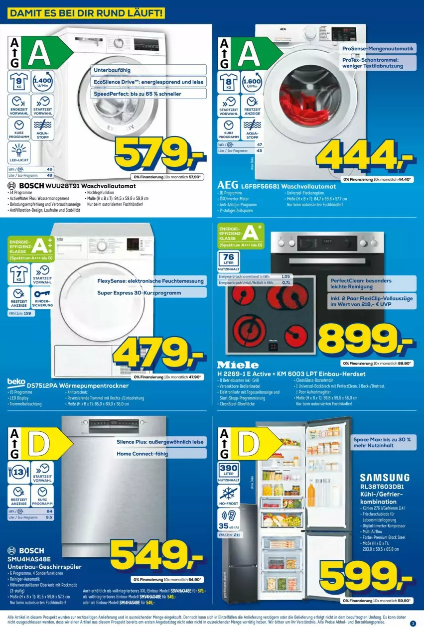 Aktueller Prospekt Euronics - Prospekte - von 22.02 bis 01.03.2023 - strona 3 - produkty: auto, Bau, bosch, dell, Elektro, gefu, geschirr, geschirrspüler, Mode, monati, Protex, Rauch, Reinigung, rosen, Ti, trommel, waschvollautomat, wasser